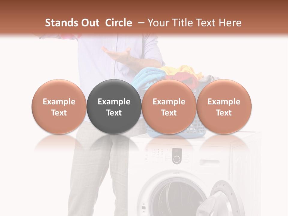 Adult Surprise Portrait PowerPoint Template