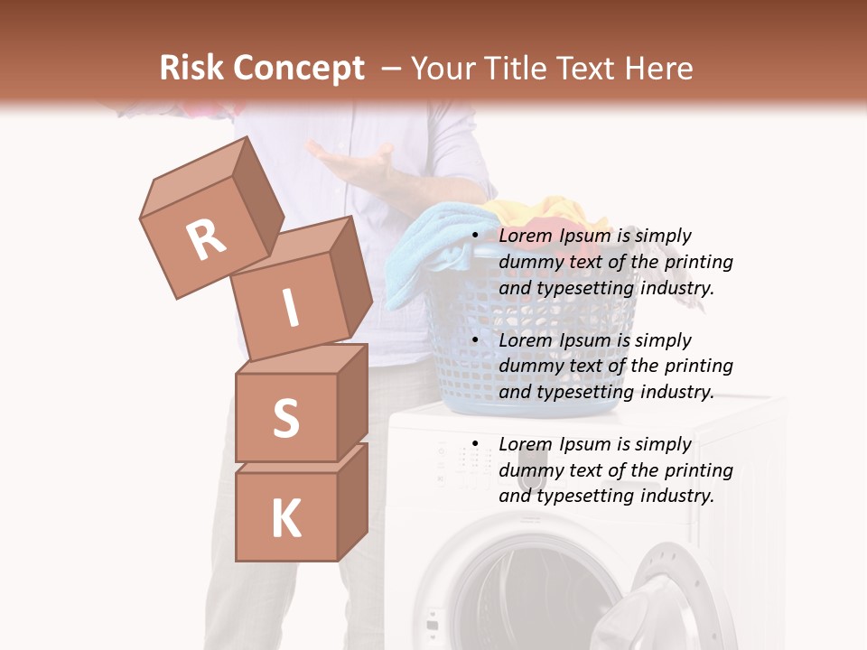 Adult Surprise Portrait PowerPoint Template