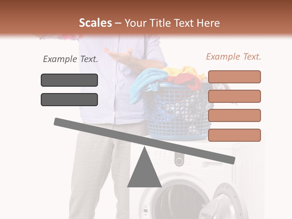 Adult Surprise Portrait PowerPoint Template