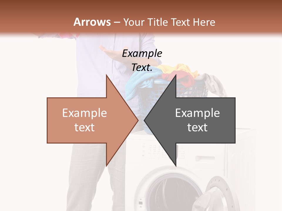 Adult Surprise Portrait PowerPoint Template