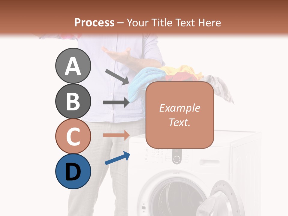 Adult Surprise Portrait PowerPoint Template