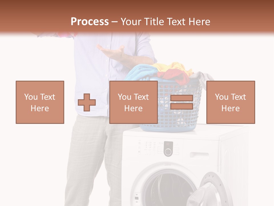 Adult Surprise Portrait PowerPoint Template