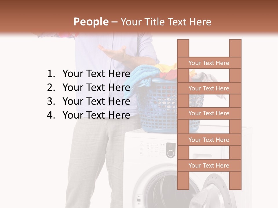 Adult Surprise Portrait PowerPoint Template