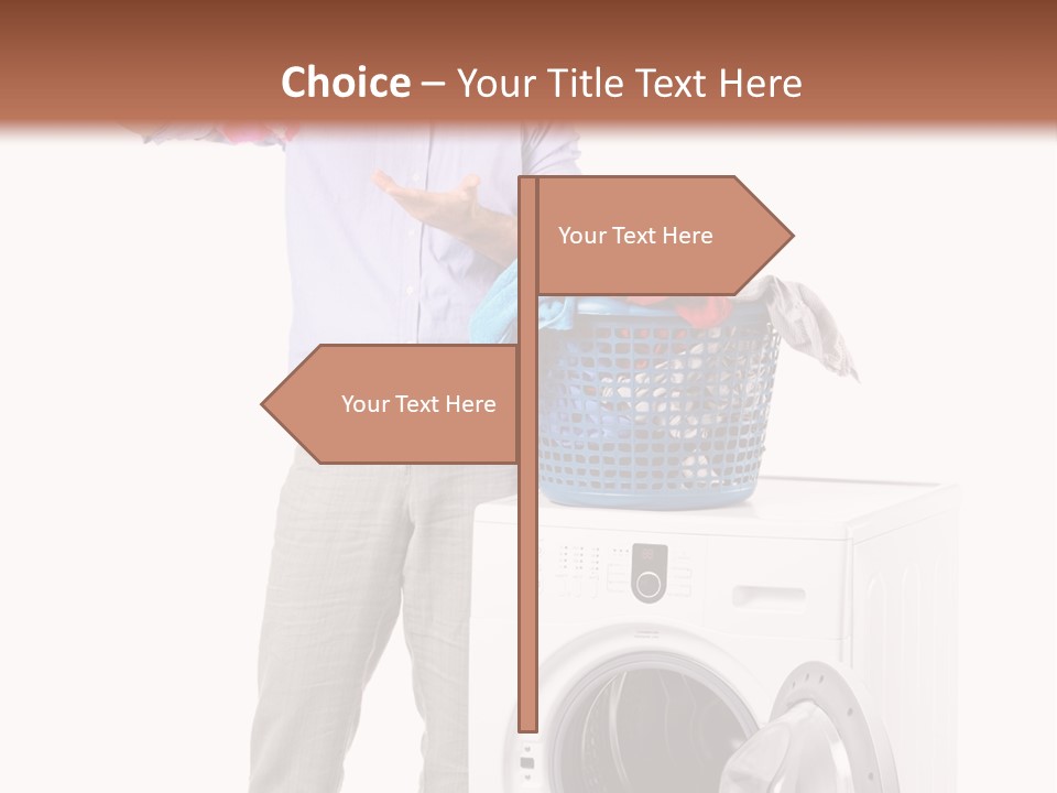 Adult Surprise Portrait PowerPoint Template