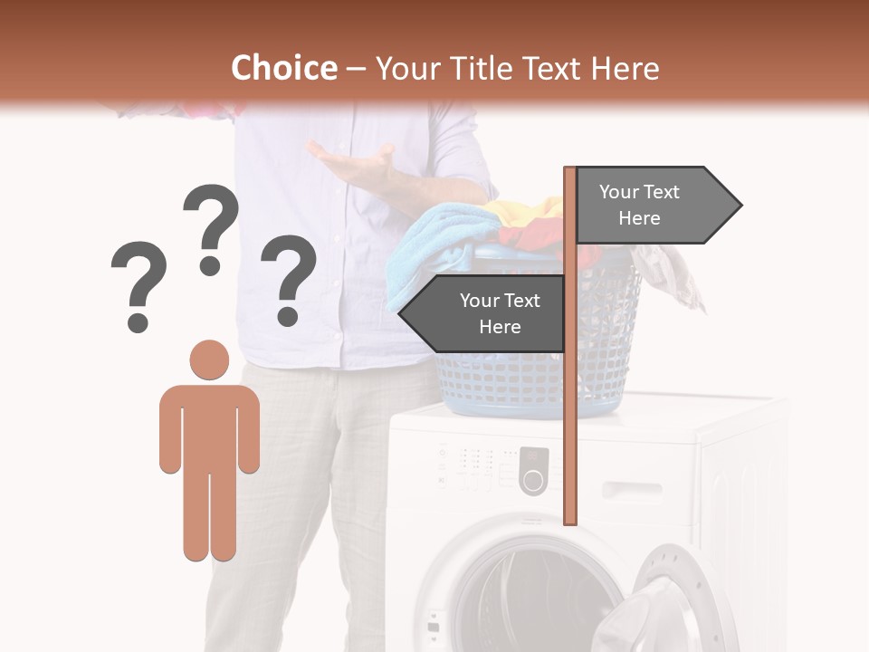 Adult Surprise Portrait PowerPoint Template