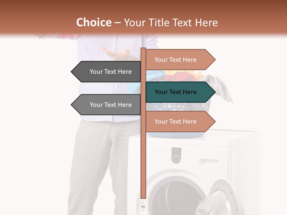 Adult Surprise Portrait PowerPoint Template