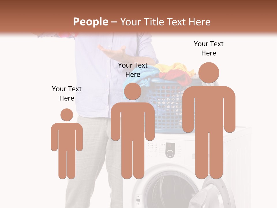 Adult Surprise Portrait PowerPoint Template