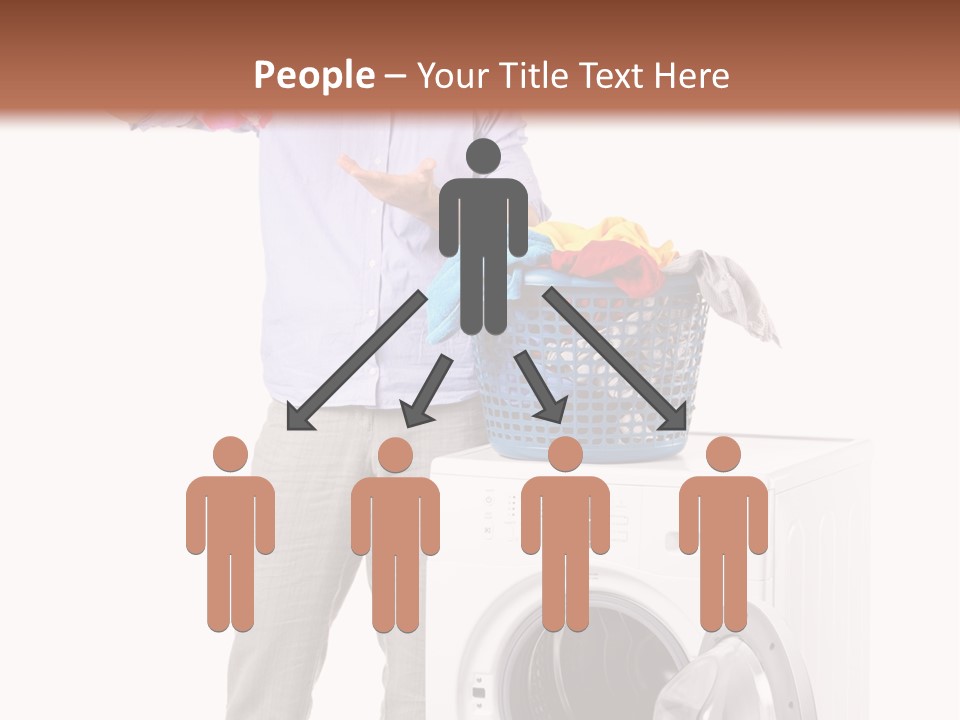 Adult Surprise Portrait PowerPoint Template