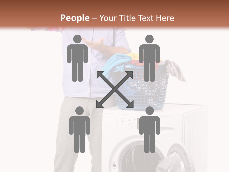 Adult Surprise Portrait PowerPoint Template