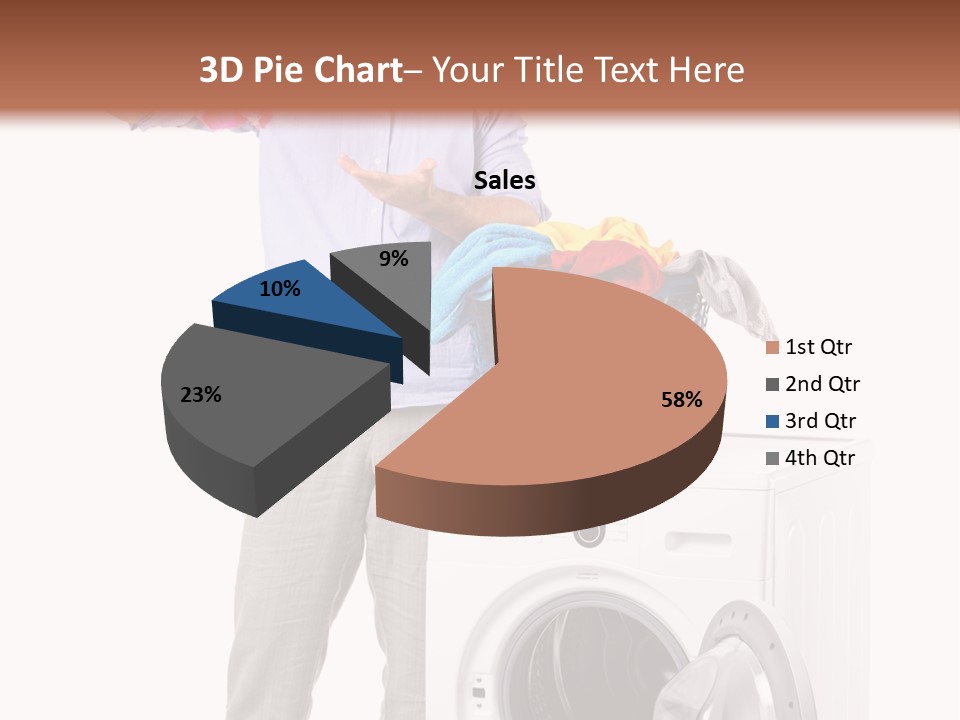 Adult Surprise Portrait PowerPoint Template