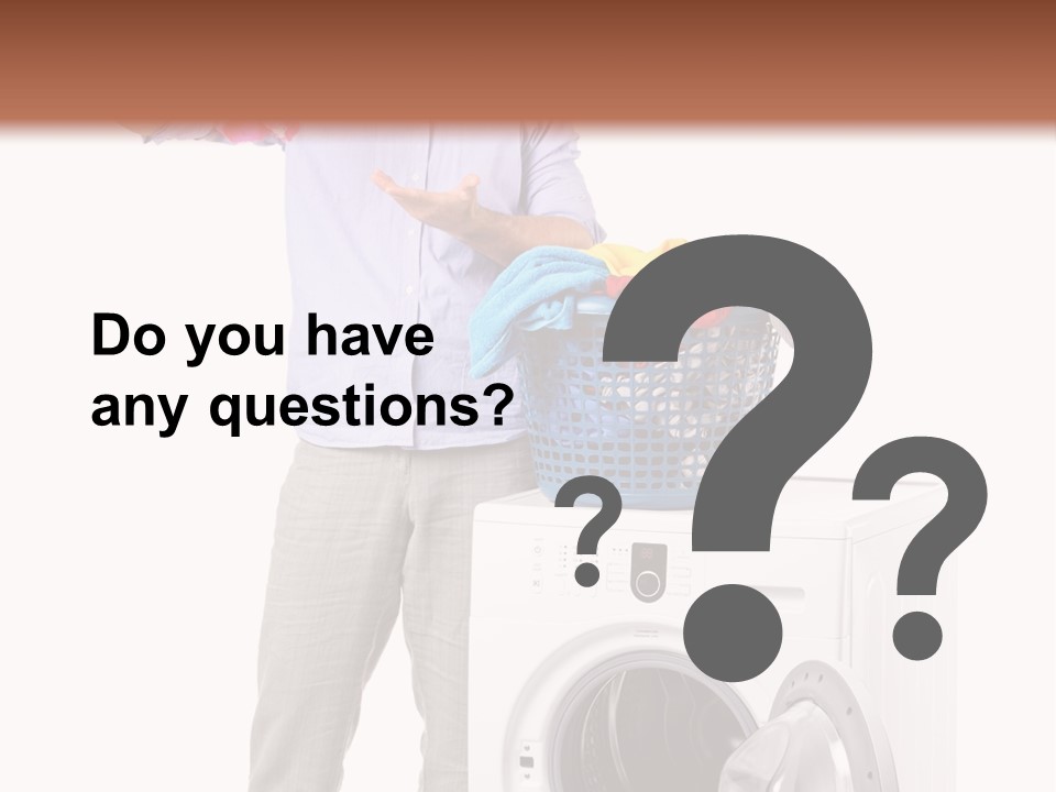 Adult Surprise Portrait PowerPoint Template