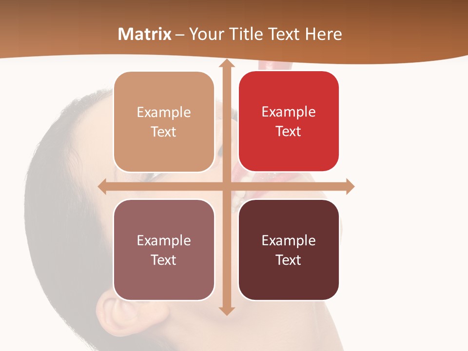 Sexy Brunette Chili PowerPoint Template