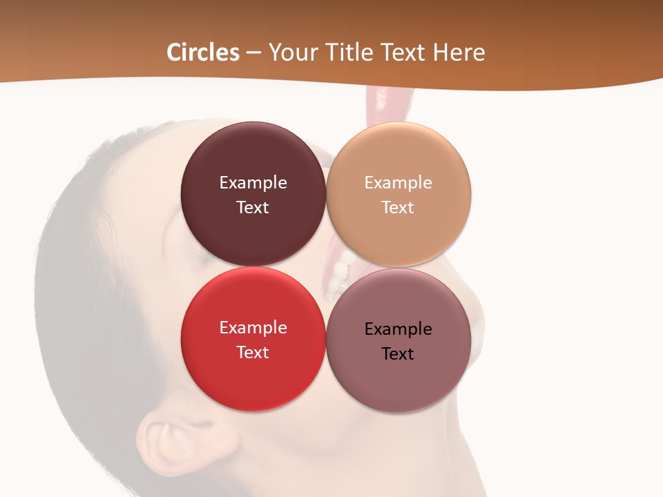 Sexy Brunette Chili PowerPoint Template