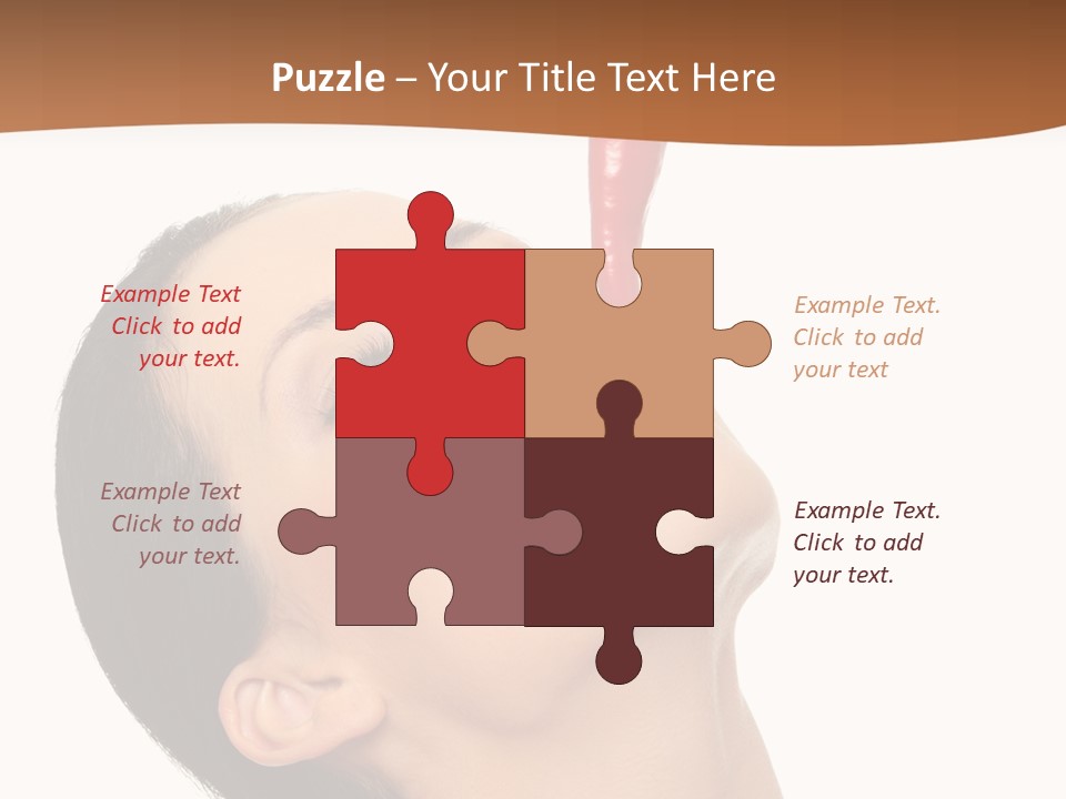 Sexy Brunette Chili PowerPoint Template