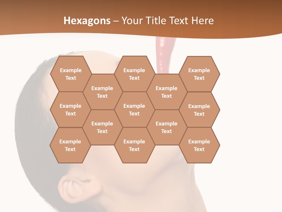 Sexy Brunette Chili PowerPoint Template