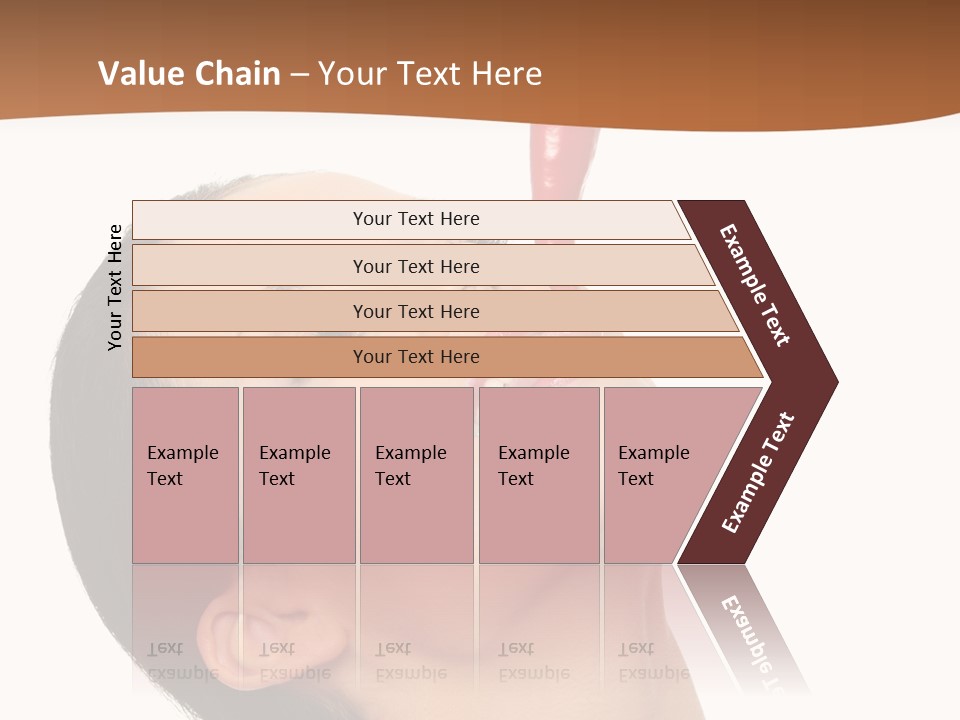 Sexy Brunette Chili PowerPoint Template