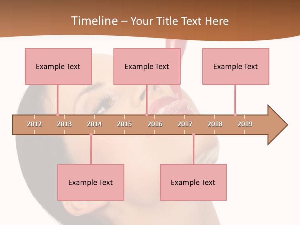 Sexy Brunette Chili PowerPoint Template