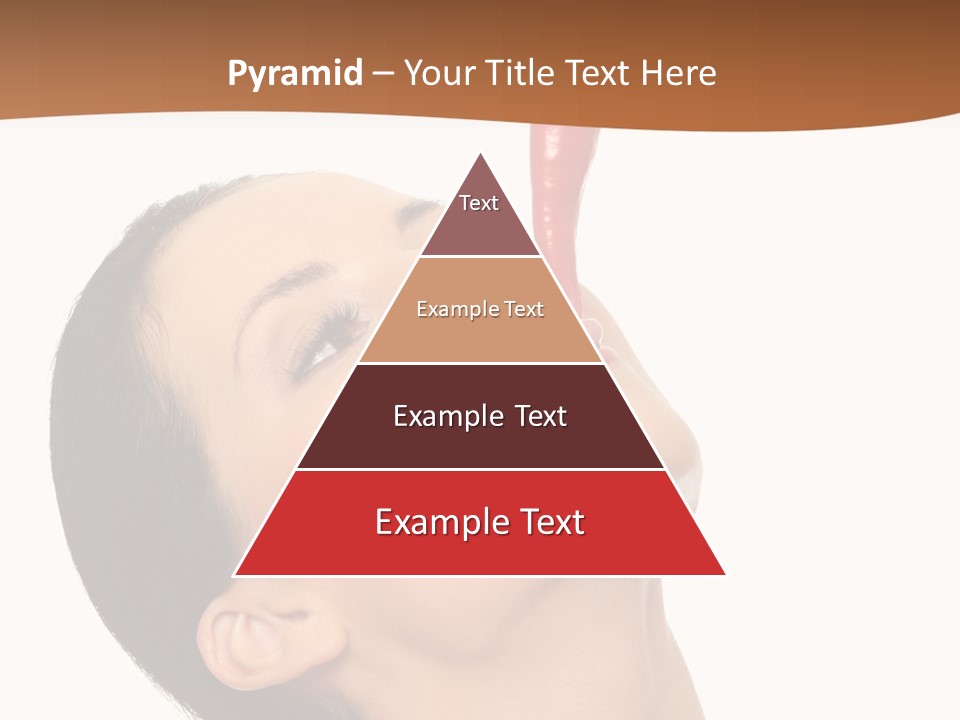 Sexy Brunette Chili PowerPoint Template