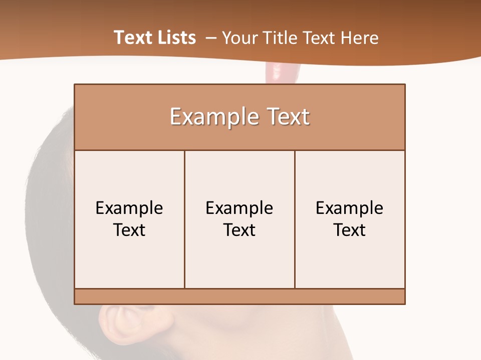 Sexy Brunette Chili PowerPoint Template