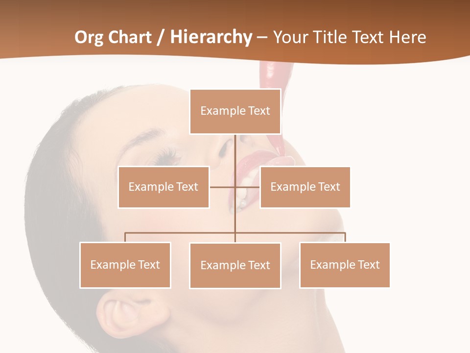 Sexy Brunette Chili PowerPoint Template