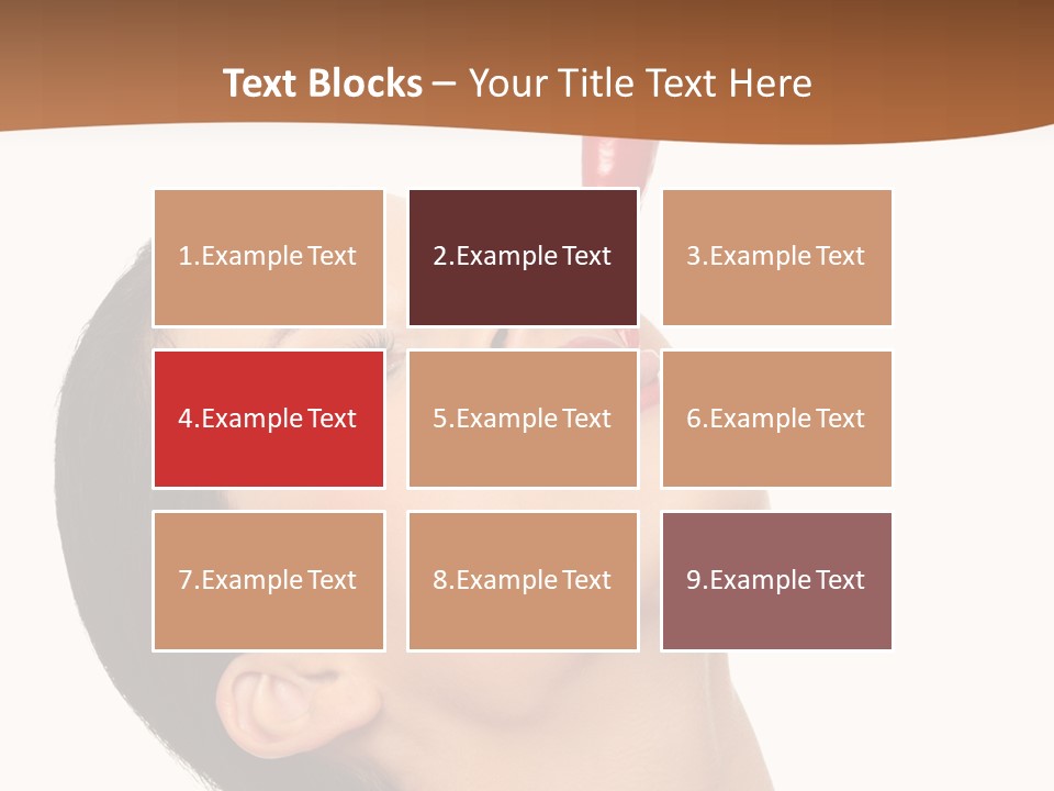 Sexy Brunette Chili PowerPoint Template