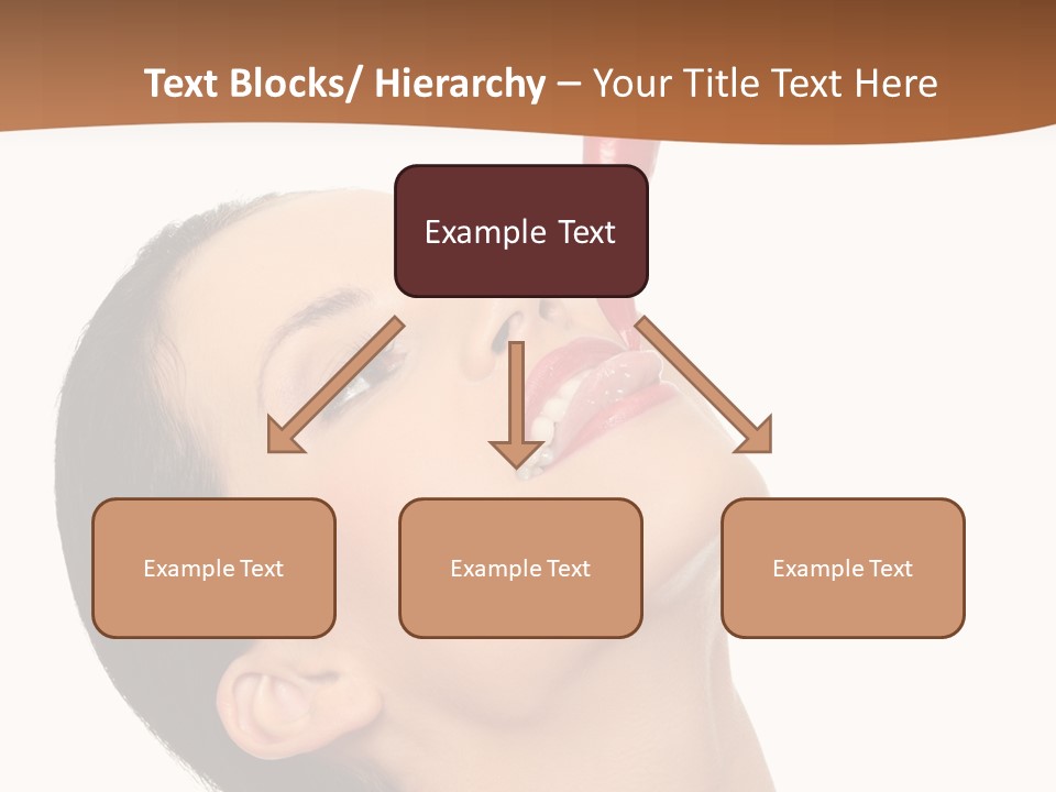 Sexy Brunette Chili PowerPoint Template