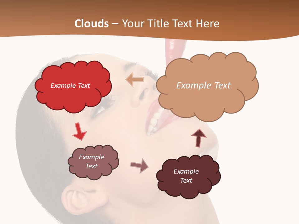 Sexy Brunette Chili PowerPoint Template