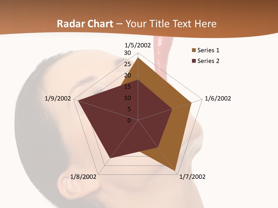 Sexy Brunette Chili PowerPoint Template