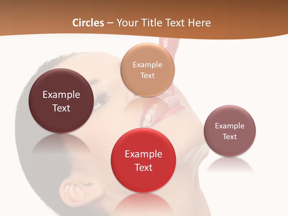 Sexy Brunette Chili PowerPoint Template