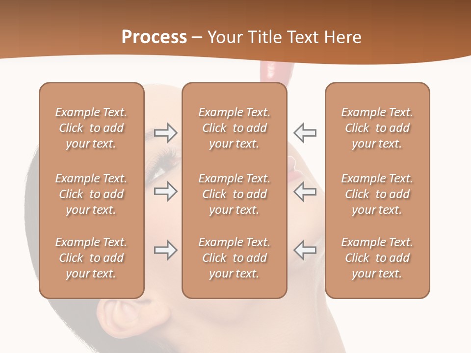 Sexy Brunette Chili PowerPoint Template