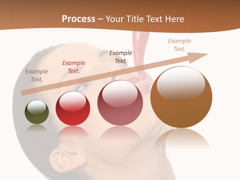 Sexy Brunette Chili PowerPoint Template