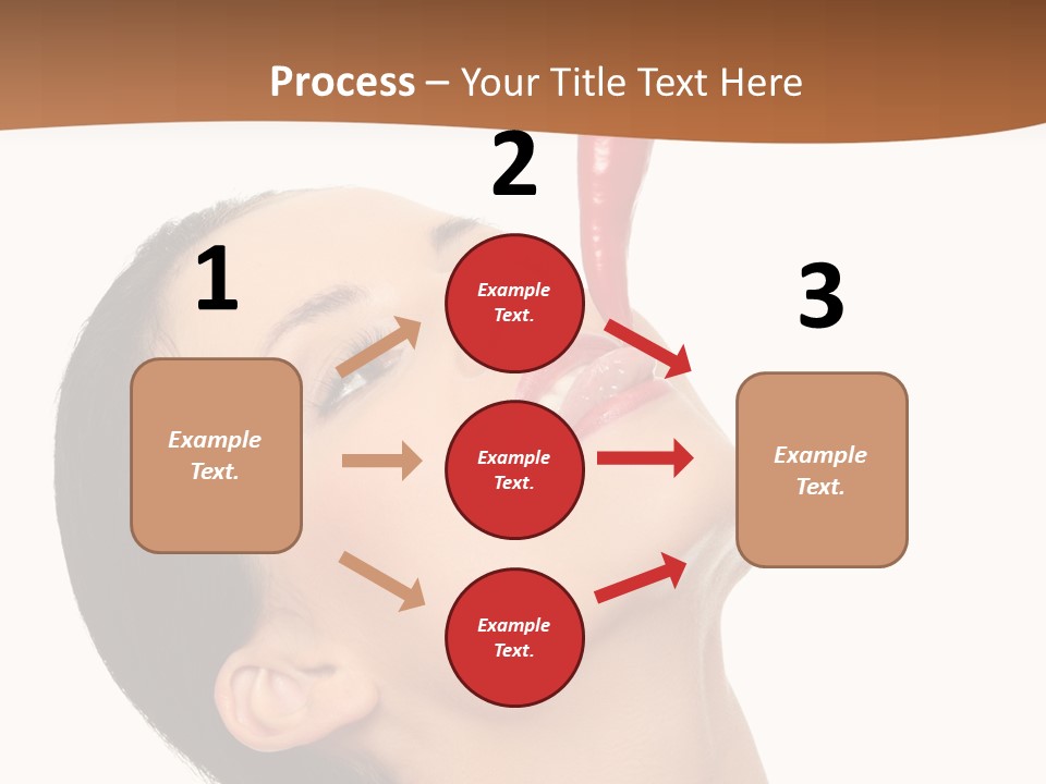 Sexy Brunette Chili PowerPoint Template