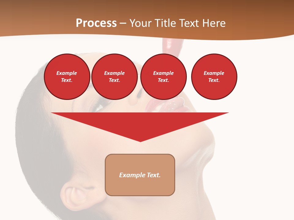 Sexy Brunette Chili PowerPoint Template