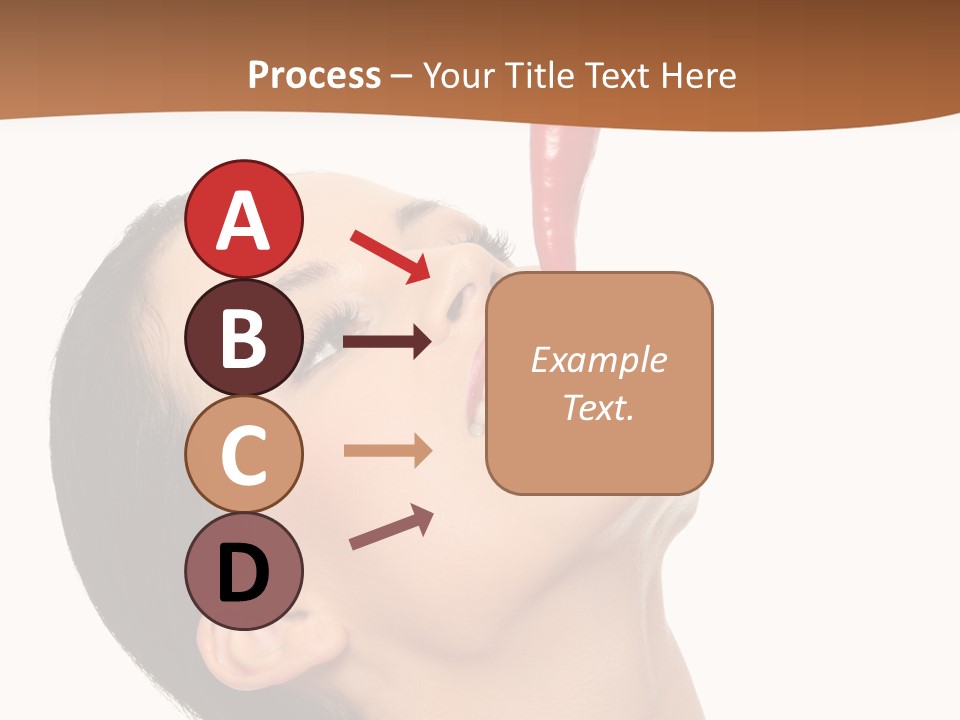 Sexy Brunette Chili PowerPoint Template