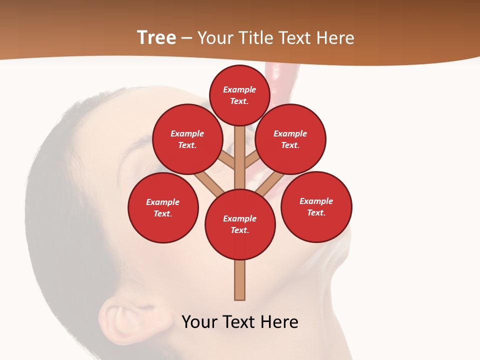 Sexy Brunette Chili PowerPoint Template