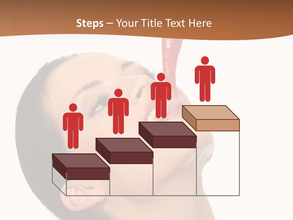 Sexy Brunette Chili PowerPoint Template