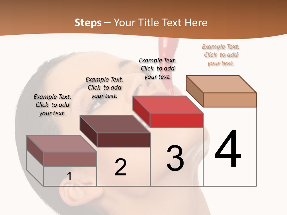 Sexy Brunette Chili PowerPoint Template