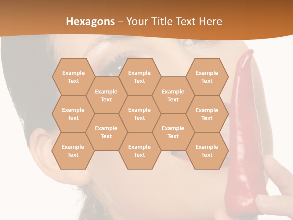 White Sensual Woman PowerPoint Template