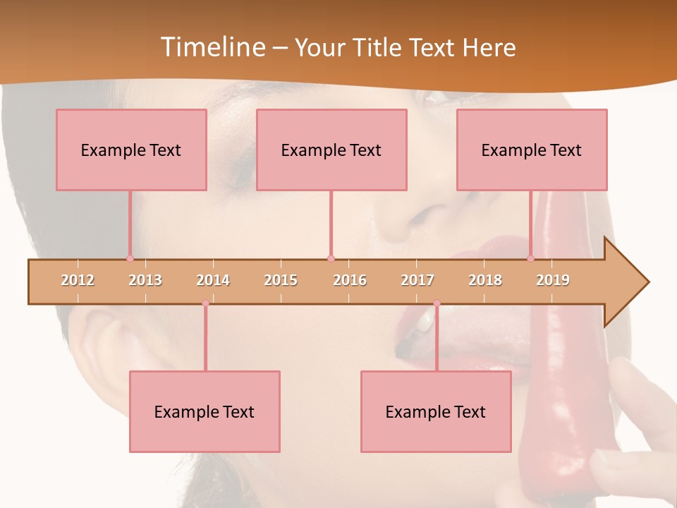 White Sensual Woman PowerPoint Template