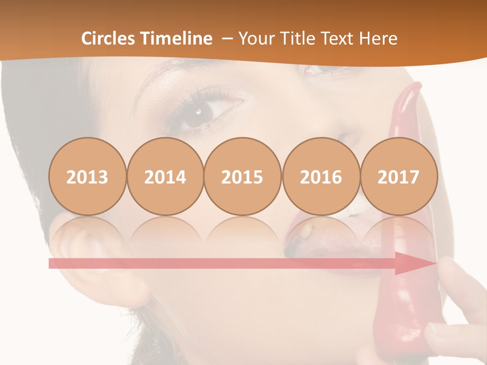 White Sensual Woman PowerPoint Template