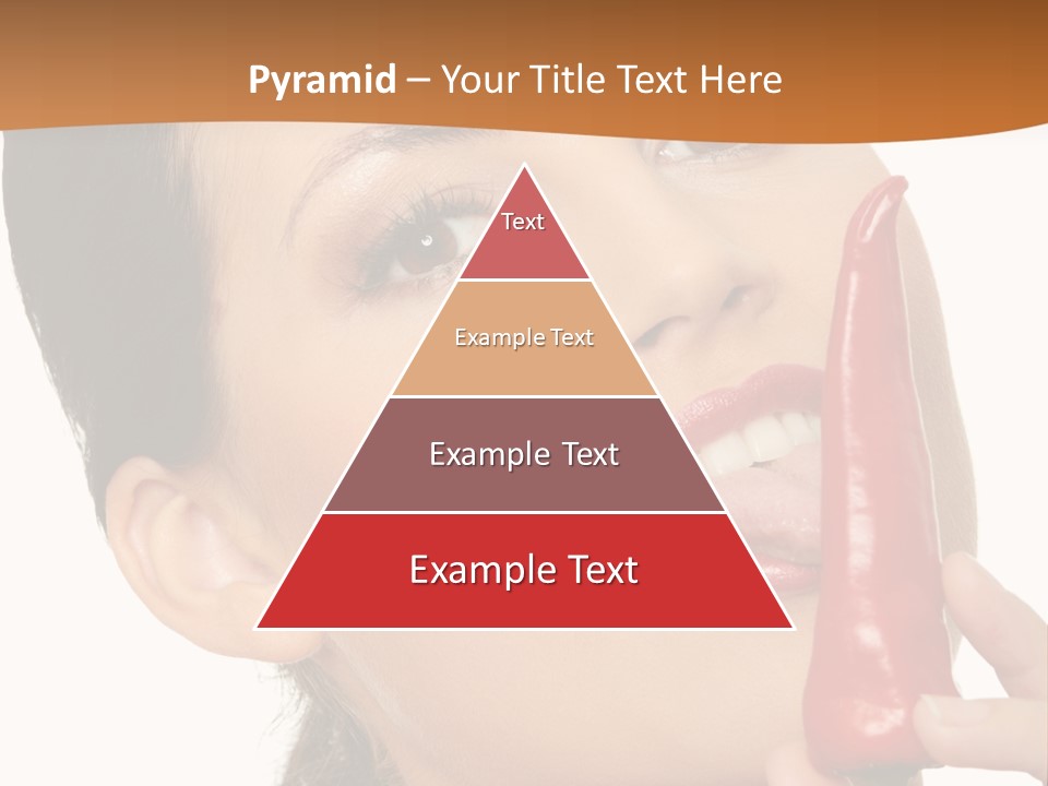 White Sensual Woman PowerPoint Template