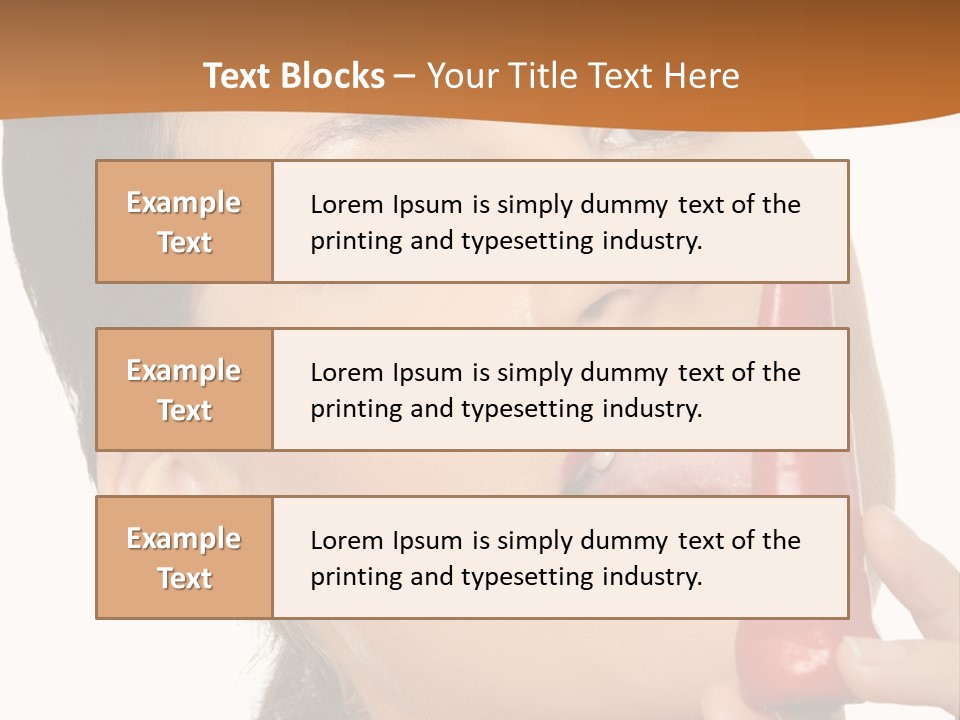 White Sensual Woman PowerPoint Template