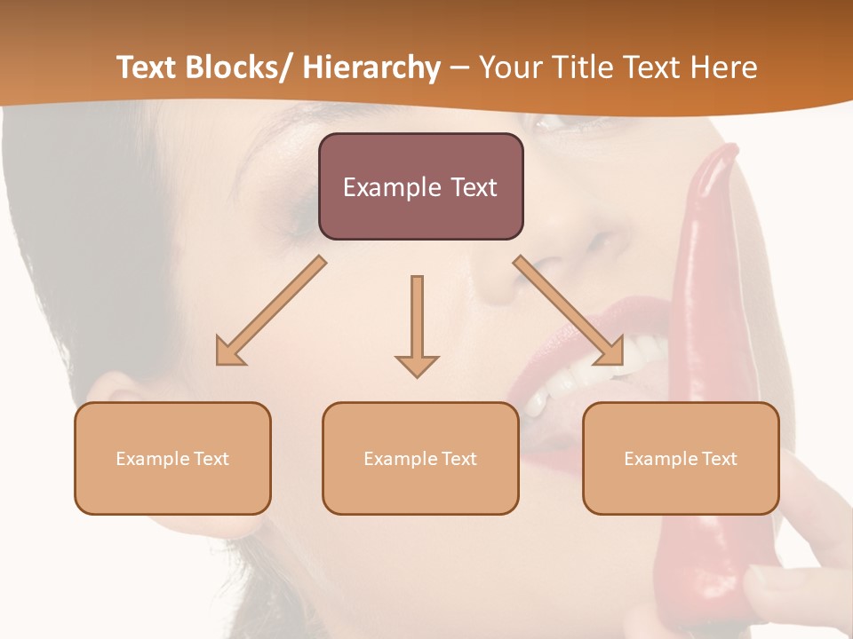 White Sensual Woman PowerPoint Template