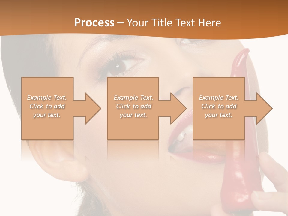 White Sensual Woman PowerPoint Template