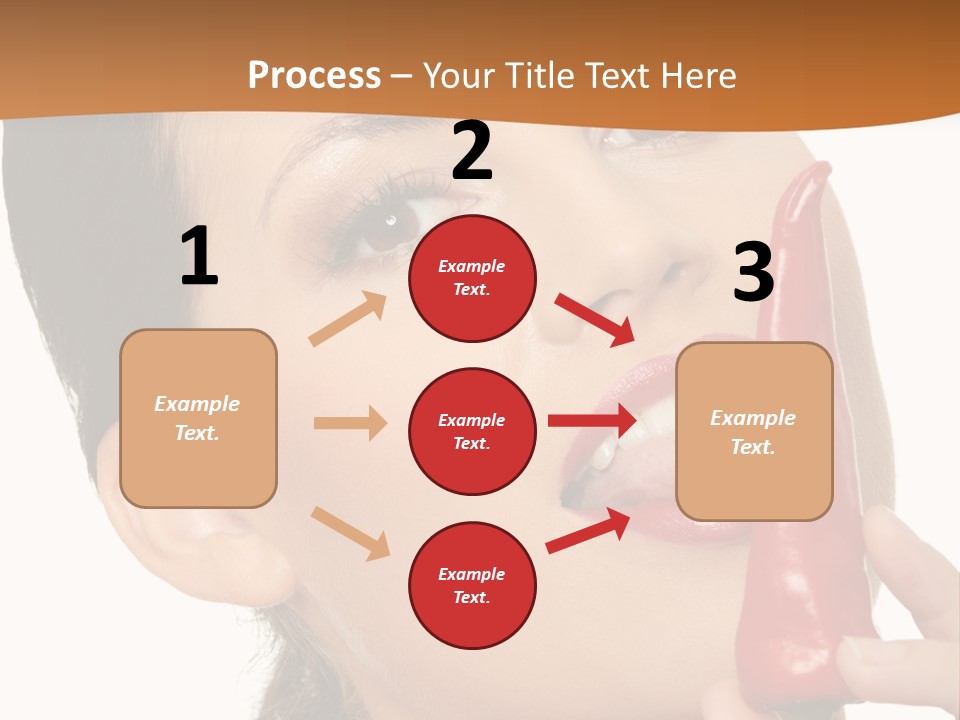 White Sensual Woman PowerPoint Template