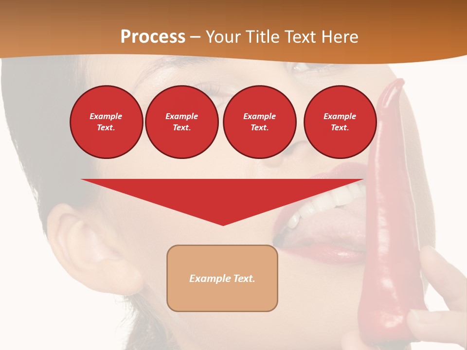 White Sensual Woman PowerPoint Template