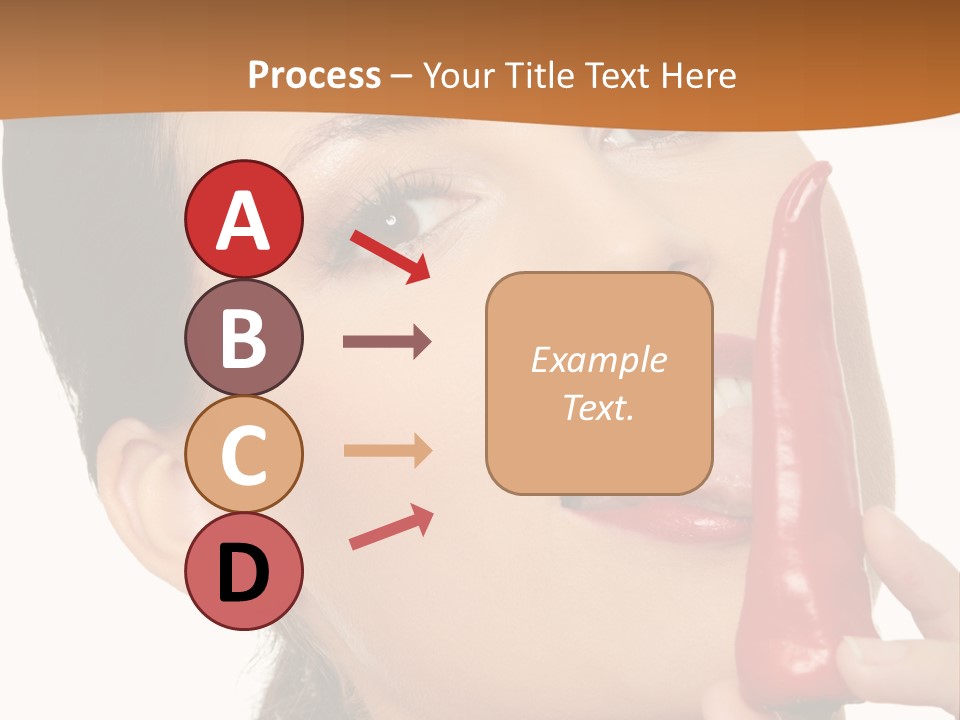 White Sensual Woman PowerPoint Template