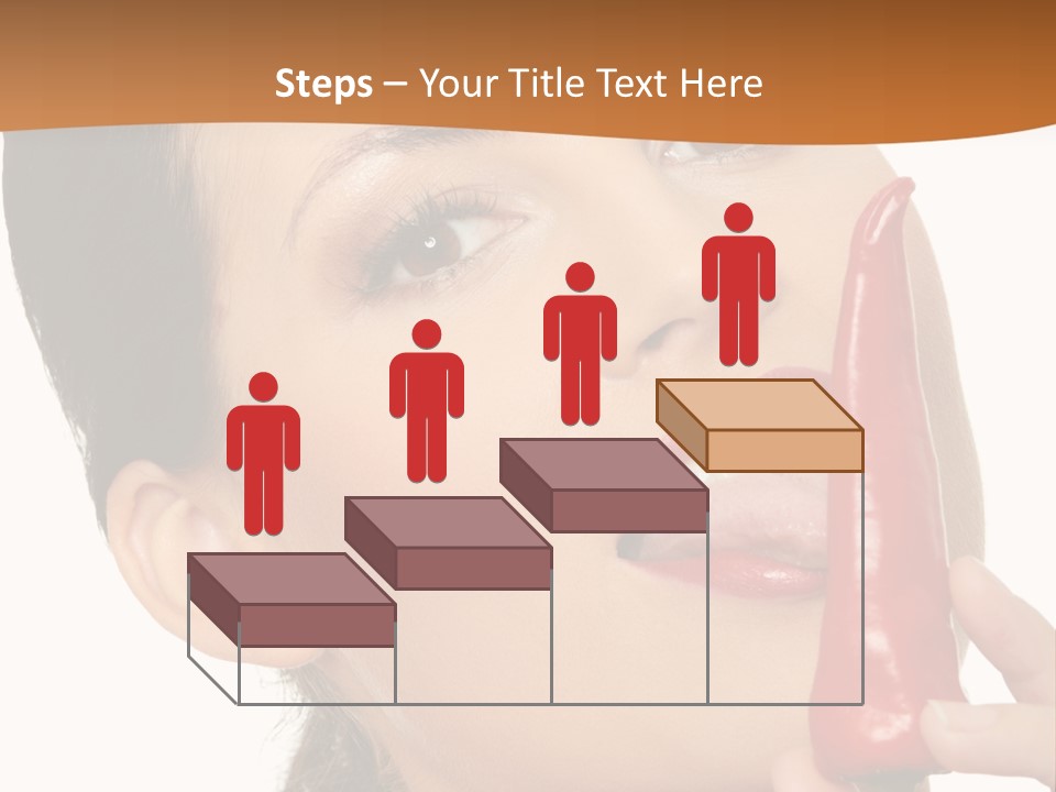 White Sensual Woman PowerPoint Template