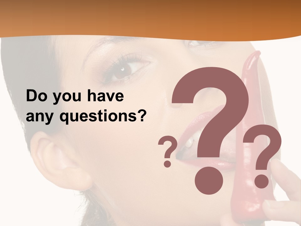 White Sensual Woman PowerPoint Template