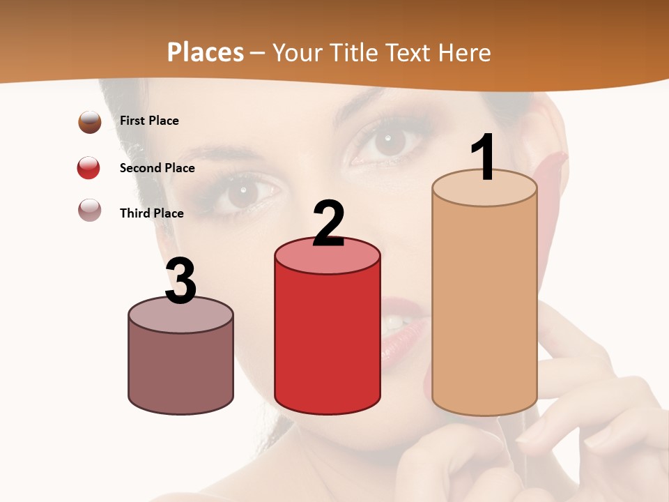 Person Smile Sensual PowerPoint Template